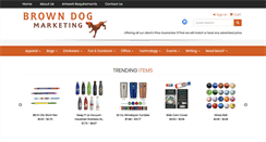 Desktop Screenshot of browndogmarketing.com